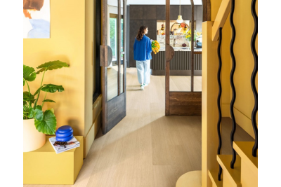 Chêne vernis blanc - 1380  mm x  190 mm - Ep. 8mm