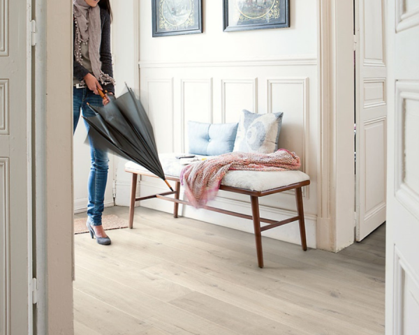 Chêne tendre clair - 1380  mm x  190 mm - Ep. 8mm