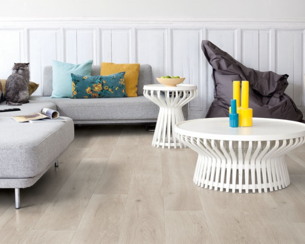 Chêne long island clair - 2050  mm x  205 mm - Ep. 9.5mm