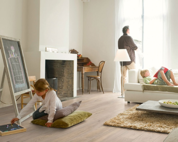 Chêne long island naturel - 2050  mm x  205 mm - Ep. 9.5mm