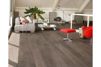 Chêne vieilli gris - 2050  mm x  205 mm - Ep. 9.5mm