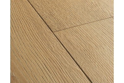 Chêne chaud naturel brossé -  1380 mm x  212 mm - Ep. 9 mm