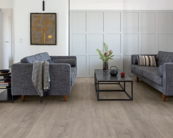 Chêne gris patiné -  1380 mm x  212 mm - Ep. 9 mm