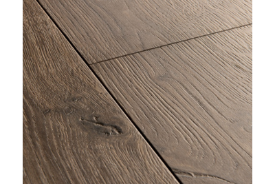 Chêne marron brossé -  1380 mm x  212 mm - Ep. 9 mm