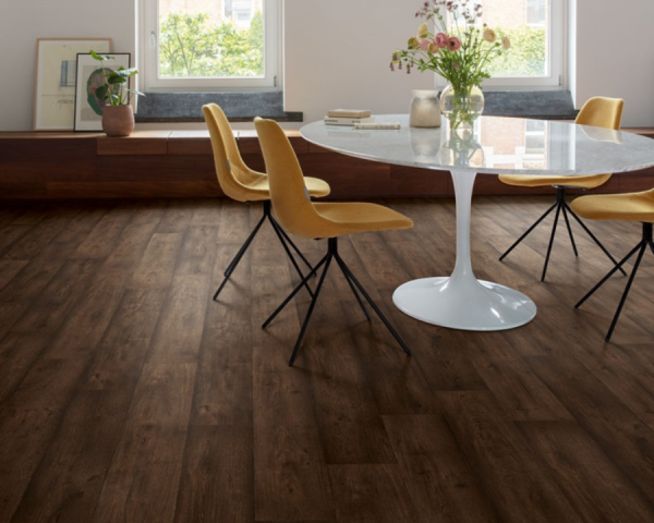 Chêne marron ciré -  1380 mm x  212 mm - Ep. 9 mm