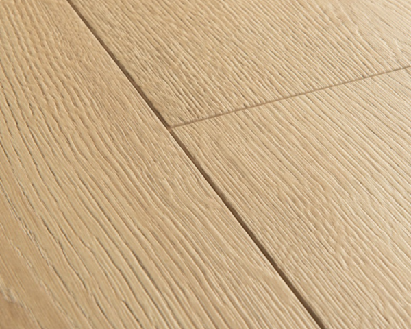 Chêne naturel brossé -  1380 mm x  212 mm - Ep. 9 mm