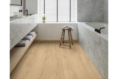 Chêne naturel brossé -  1380 mm x  212 mm - Ep. 9 mm