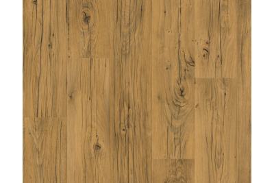 Chêne naturel gercé -  1380 mm x  212 mm - Ep. 9 mm