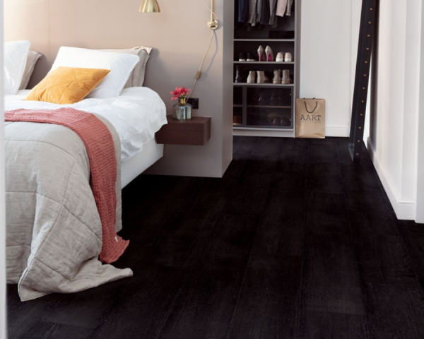 Chêne noir peint -  1380 mm x  212 mm - Ep. 9 mm