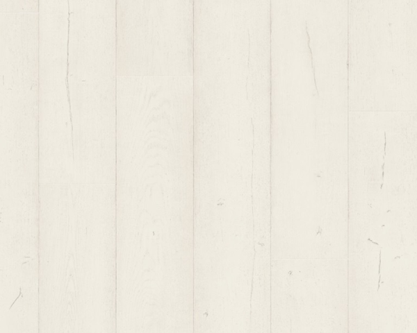 Chêne peint blanc -  1380 mm x  212 mm - Ep. 9 mm