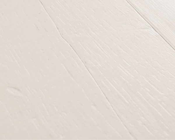 Chêne peint blanc -  1380 mm x  212 mm - Ep. 9 mm