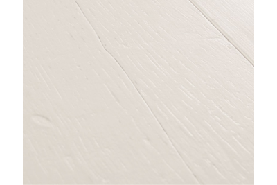 Chêne peint blanc -  1380 mm x  212 mm - Ep. 9 mm