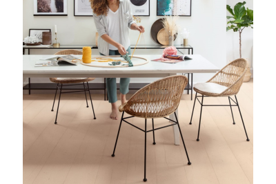 Chêne peint rose -  1380 mm x  212 mm - Ep. 9 mm