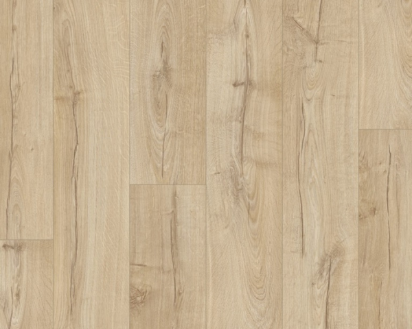 Chêne classique beige -  1380 mm x  190 mm - Ep. 12 mm