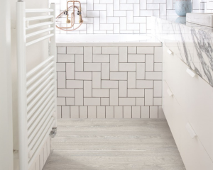 Chêne gris classique patiné -  1380 mm x  190 mm - Ep. 12 mm 2