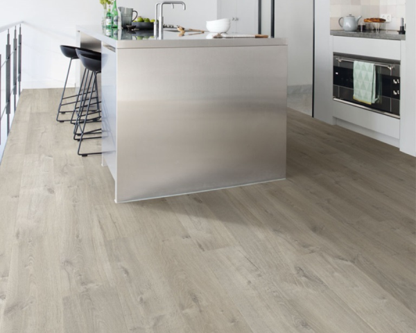 Chêne tendre gris  -  1380 mm x  190 mm - Ep. 12 mm