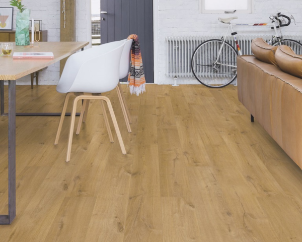 Chêne tendre naturel -  1380 mm x  190 mm - Ep. 12 mm