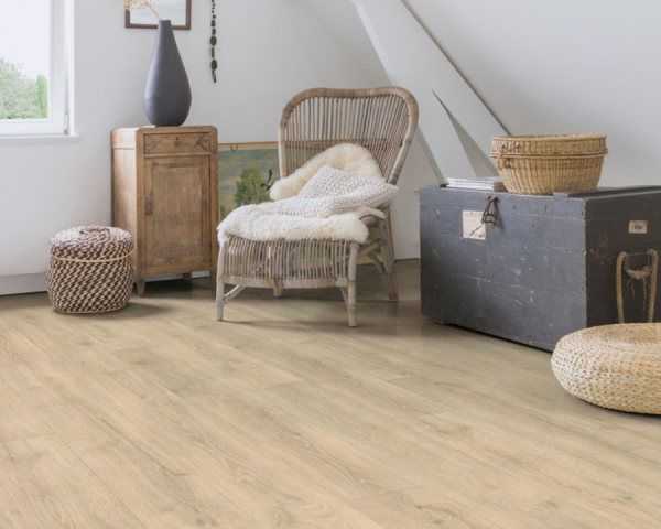 Chêne des bois beige -  2050 mm x  240 mm - Ep. 9.5  mm