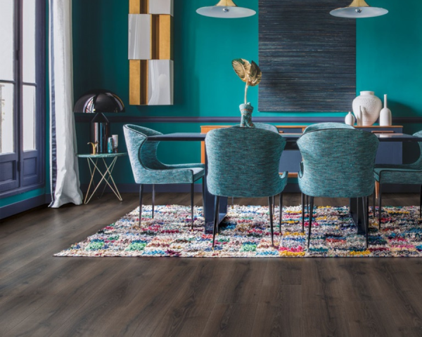 Chêne désert marron foncé -  2050 mm x  240 mm - Ep. 9.5  mm