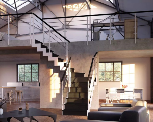 Escalier à la française - Vannes