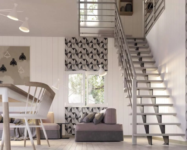 Escalier à limons centraux - Toulon