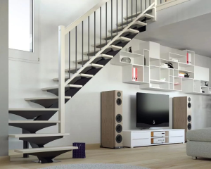 Escalier à limons centraux - Cahors