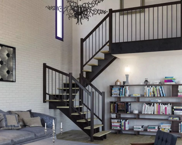 Escalier à limons centraux - Colmar