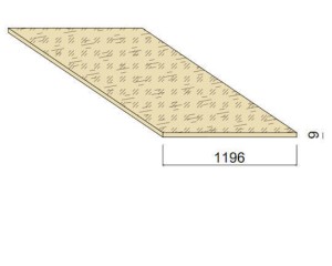 Panneau OSB - 2,8 m x 1,196 m - ép.9 mm
