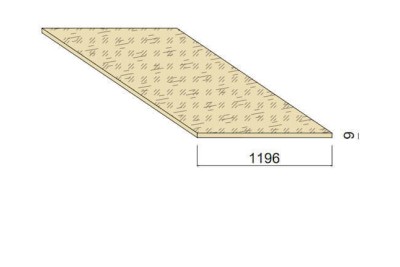 Panneau OSB - 2,8 m x 1,196 m - ép.9 mm Panneau OSB - 2,8 m x 1,196 m - ép.9 mm