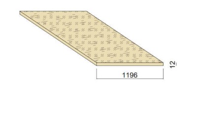 Panneau OSB - 2,8 m x 1,196 m - ép.12 mm