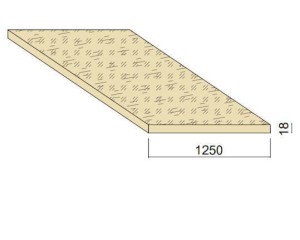 Panneau OSB - 2,5 m x 1,250 m - ép.18 mm
