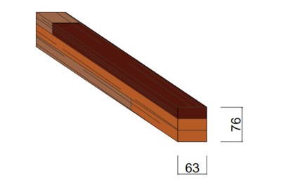 Carrelet Acajou 63 x 76 mm Carrelet Acajou 63 x 76 mm