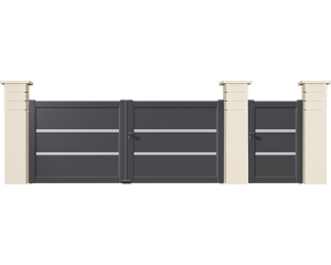 CT 60- Portails Aluminium Pavillon