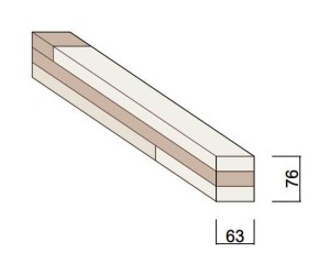 Carrelet Pin 63 x 76 mm