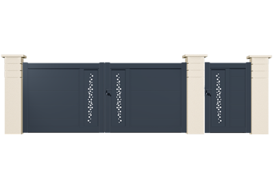 CT 113 - Portails Aluminium Pavillon