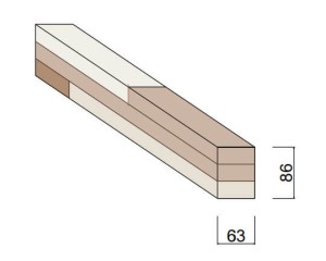 Carrelet Pin 63 x 86 mm
