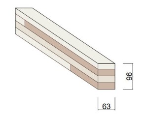 Carrelet Pin 63 x 96 mm