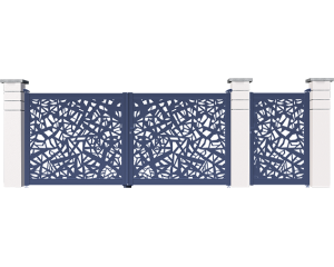 CT 126- Portails Aluminium Pavillon