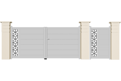 CT 126- Portails Aluminium Pavillon