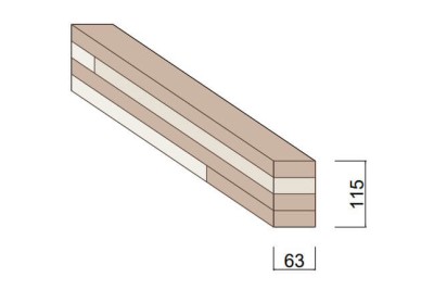 Carrelet Pin 63 x 115 mm