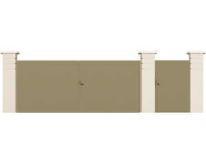 CT 105 V1 - Portails Aluminium Résidence