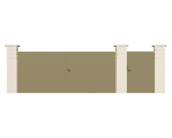 CT 105 V1 - Portails Aluminium Résidence