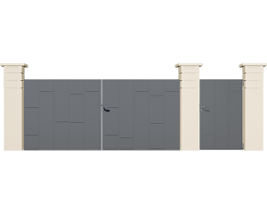 CT 120 V2 - Portails Aluminium Résidence