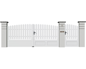 CG 13  - Portails PVC Résidence