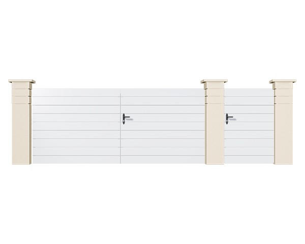 CG 50 - Portails PVC Résidence
