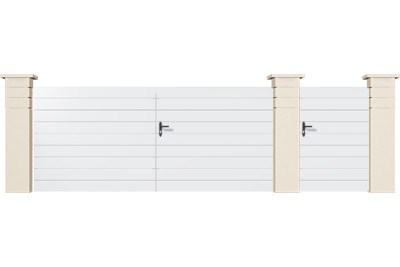 CG 50 - Portails PVC Résidence