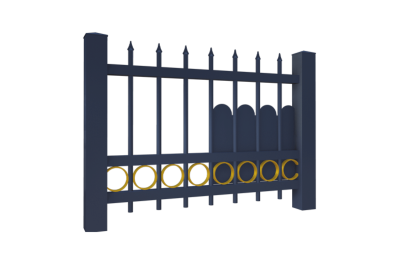 CL CS 02 Clôtures Aluminium Classique