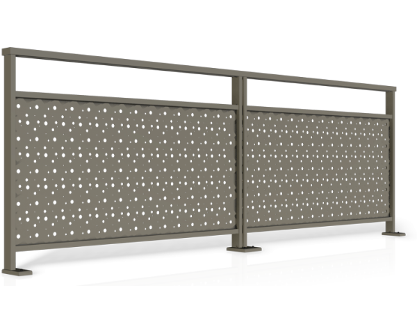 Spirale - Garde-corps Aluminium