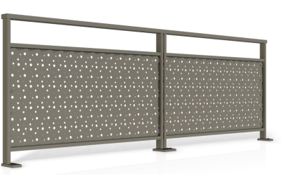 Spirale - Garde-corps Aluminium