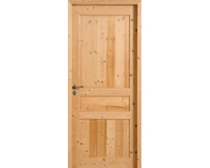 Porte Rozière Quercy - Épicéa thermo-chauffé brossé